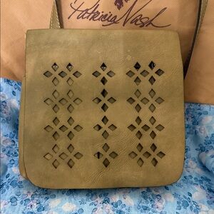 Patricia Nash Sage Green Crossbody Bag